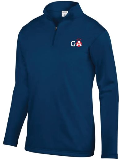 GA Uniform 1/4 zip Fleece, ADULT - NAVY (PORT & CO PC78Q)